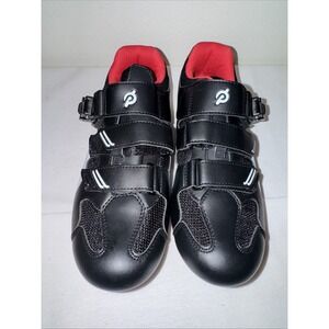 Peloton Black and Red Athletic Shoes
